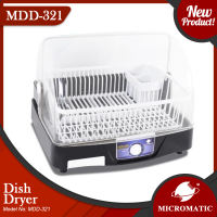 Micromatic MDD-321 Dish Dryer 43L Capacity with 60-Minute Automatic Timer