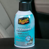 Meguiars Whole Car Air Re-Fresher Odor Eliminator Mist – New Car Scent – G16402 2 oz
