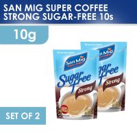 San Mig Super Coffee Strong Sugar-Free 10s (10g) Set of 2