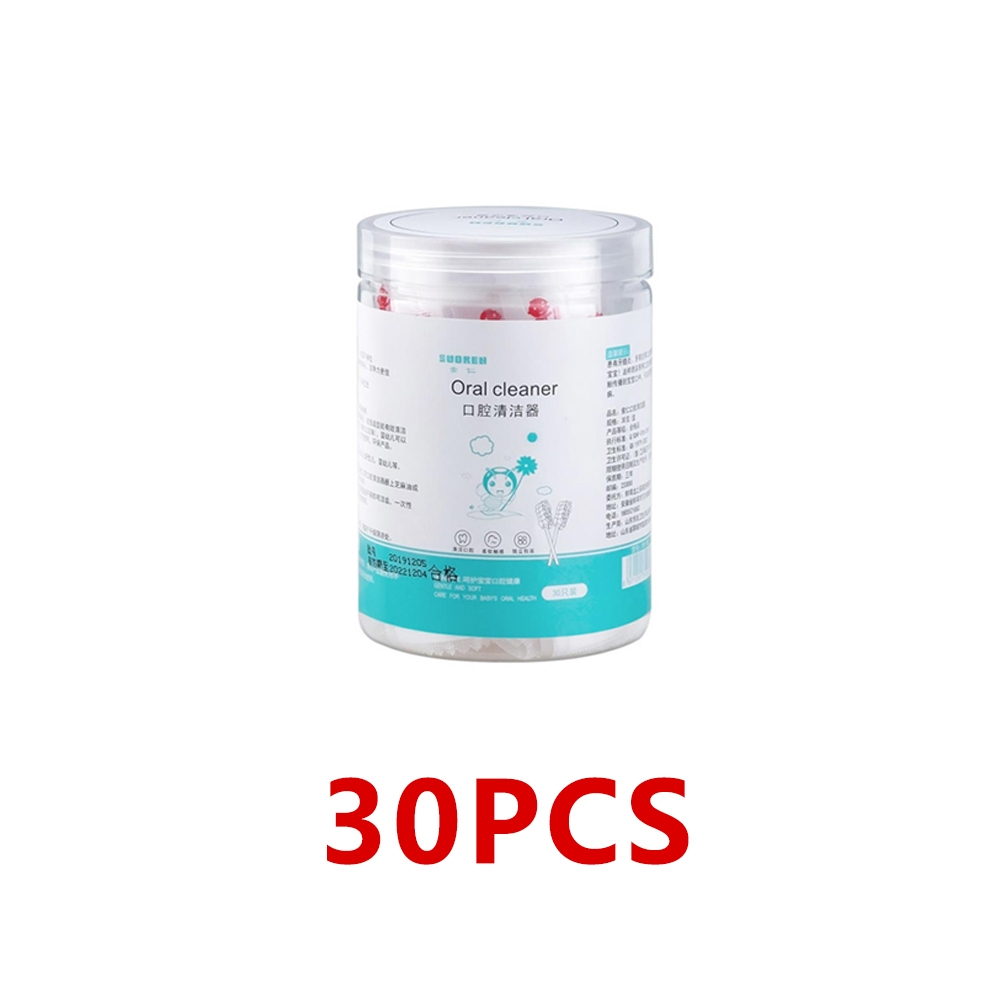 90PCS Medical Cotton Swab Gauze Baby Oral Tongue Cleaner Disposable Infant Toothbrush