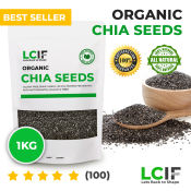 LCIF Organic Chia Seeds - 1kg, Low Carb Keto Diet