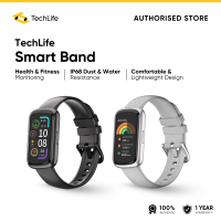 TechLife Smart Band l Health & Fitness Monitoring | IP68 Dust & Water Resistance | smartwatch fitness trackers