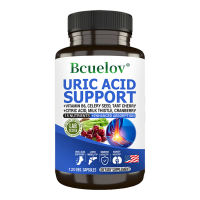 Bcuelov Uric Acid Cleanse Capsules 120 Capsules Supports Uric Acid Reduction Helps Promote Healthy Kidney Function