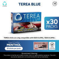 IQOS TEREA Blue Menthol Cooling (30s / 3 Reams) – ILUMA Sticks | Smoke-free Experience