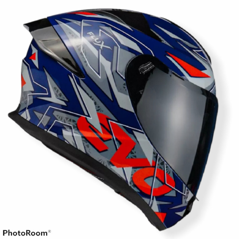 EVO SVX 02 FLUX BLUE FULL FACE HELMET 