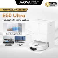 【Latest Upgrade】MOVA E40 Ultra Robot Vacuum | 19000Pa | Hot-Air Self Cleaning | Extendable Mop | Anti-Tangle Side Brush