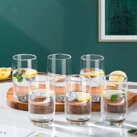DELISOGA 360ml Clear drinking water glasses juice cocktail cup teacup (1PC/6PCS) CB ES7002-3❣️