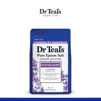 Dr Teals Soothe & Sleep Pure Epsom Salt Soak with Lavender 1.36kg Sleep Aid Stress and Pain Relief Therapy Essential