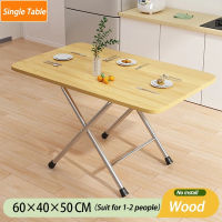 HOMEBLOOM Folding Dining Table Marble-Effect/Black Dining Table Home & Outdoor Use Foldable Laptop Table Portable Study Table