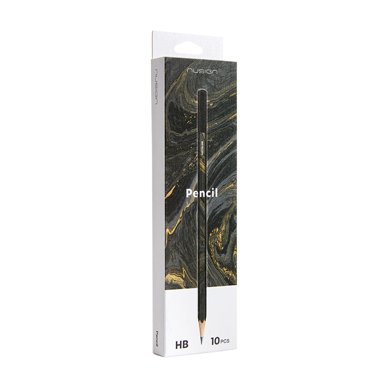 Deli Nusign Pencil HB/2B 10pcs/box Black NS728