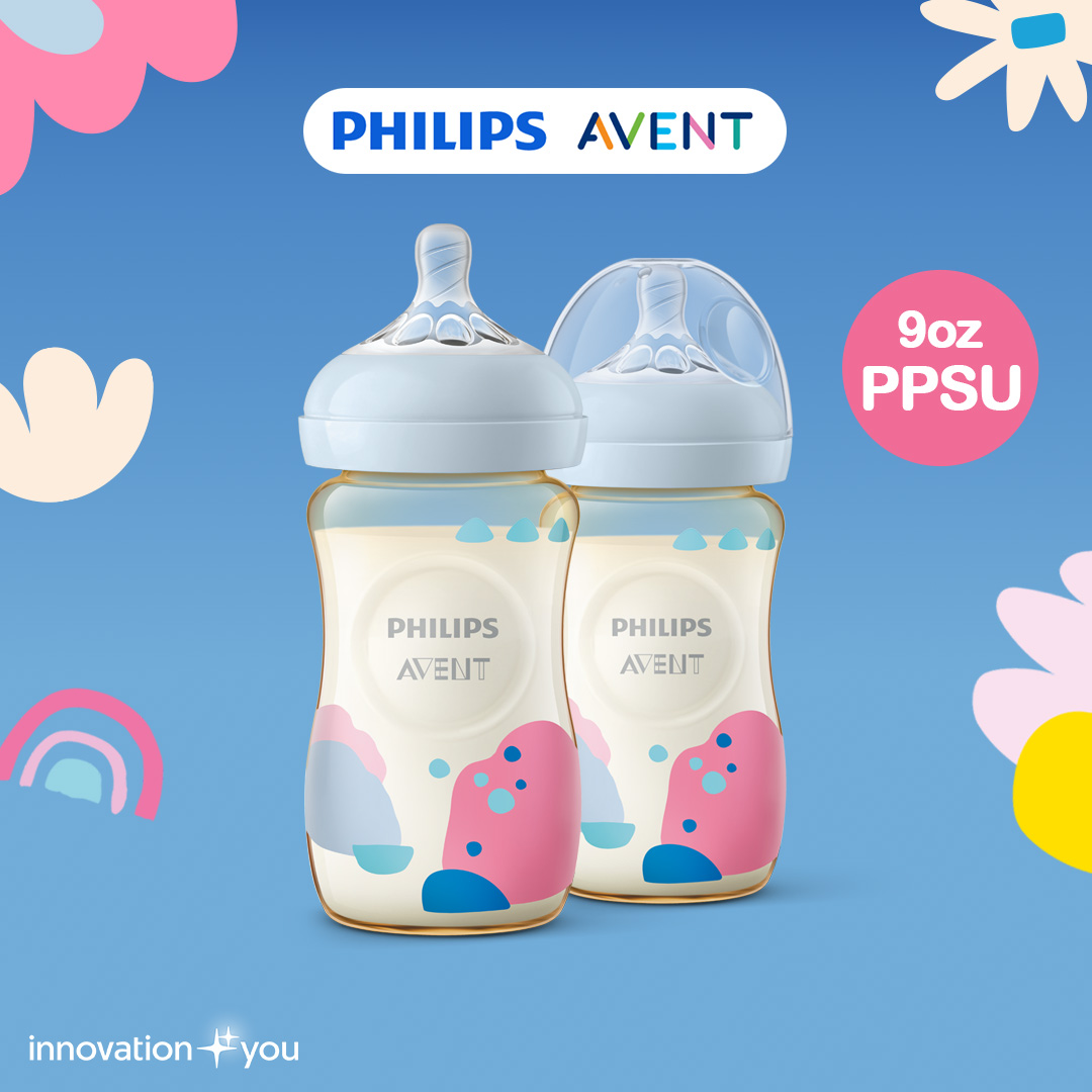 Philips AVENT 9oz Natural PPSU Premium Baby Bottle 2-pack