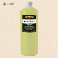 [ GLORIOUS ESSENTIAL Castor Oil ] 1Liter | 500ml Cold-Pressed Hexane-Free Organic and Natural