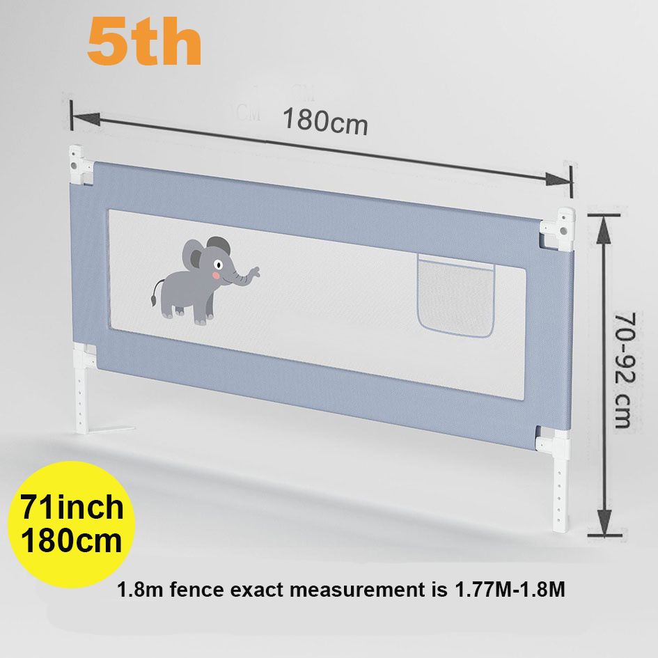 Safety Bed Fence for Baby Queen/king Size Slide Down Guard Rail Bed for Baby