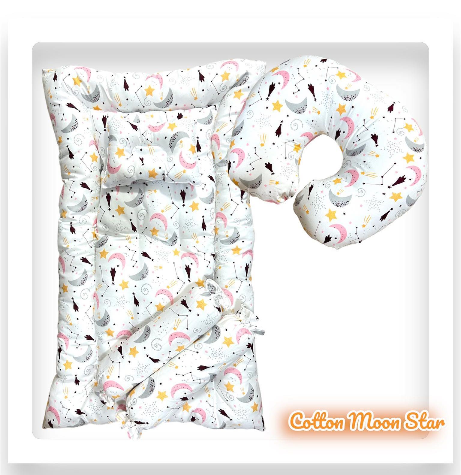 COMBO JUMBO CRIBSET + NURSING PILLOW SET l NEWBORN BABY l INFANT BABY