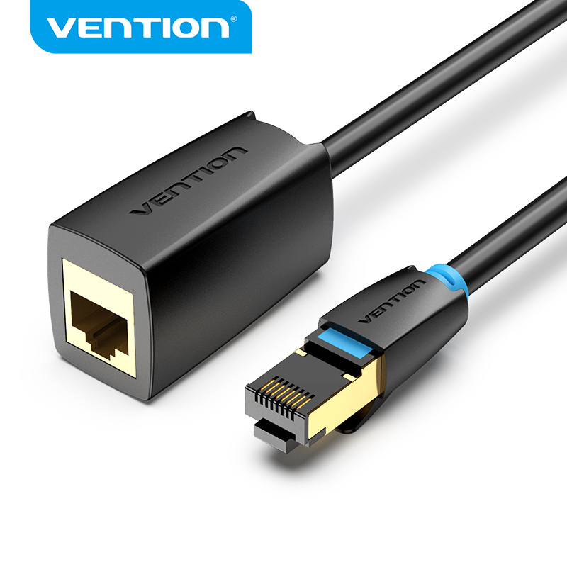 Vention cat8 cáp ethernet sstp 40gbps siêu tốc cat 8 rj45 mạng lan dây nối cho router modem pc rj 45 cáp ethernet