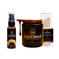 Luxewax Organic Sugar Wax Hair Removal Brazilian Underarm Legs Luxe Hot and Cold Shop with Serena