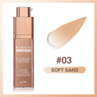 KIMUSE Smart Color Changing Foundation Makeup 24H  Long-lasting & Waterproof 4-In-1 Multitasker Weightless Buildable Coverage Face Makeup