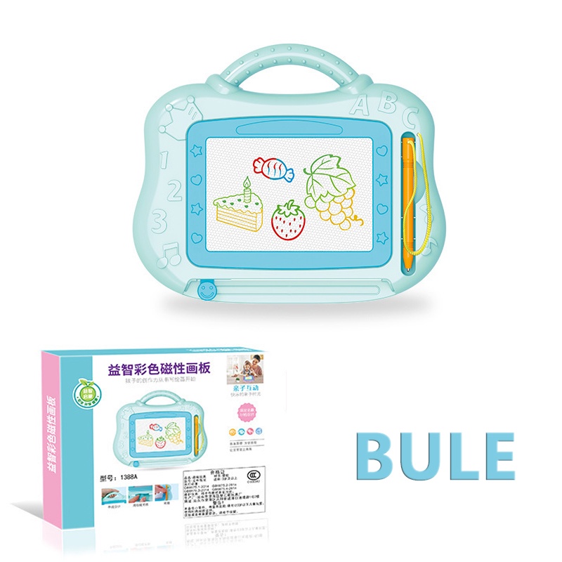 Magic Writer Magnetic Sketchpad Slate Toddlers Kids Children Study Mini Drawing Board Table with Legs for Bed