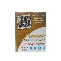 OFFICE WAREHOUSE COPY PAPER 80GSM WHT LTR 500S