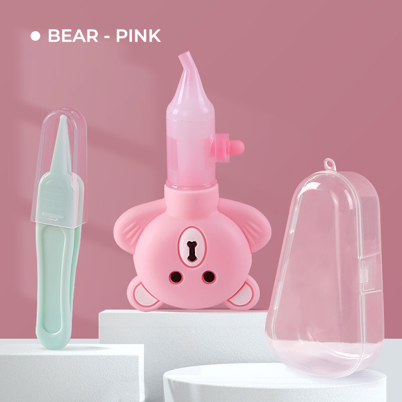 Baby Pro Baby Nasal Cleaner Soft Silicone Suction for Newborns Infants Travel-Friendly Design