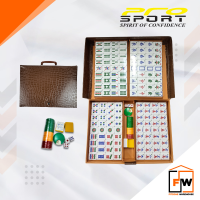 Pro Sport Mahjong Set With Number Standard Colored