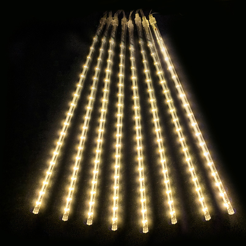 【BUY 1 TAKE 1】Solar Christmas Lights Outdoor Waterproof Meteor Shower Rain Lights LED Icicle Fairy String Light