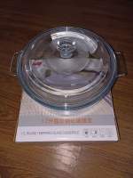 BUY 1 TAKE 1Round casserole with glass cover baking dish with handle oven safe 4202/4220/4203/4220-2