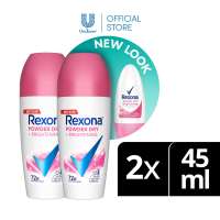 [BUNDLE OF 2] Rexona Roll On Deodorant Powder Dry + Brightening 45ml