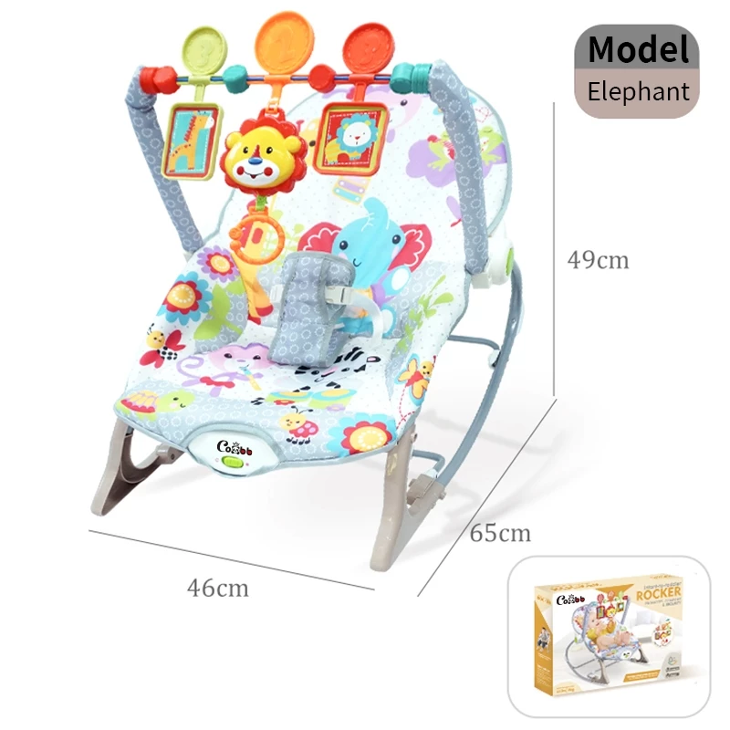 COCOBB Multifunctional Baby Swing Rocking Chair With Music Newborn To Toddler Cradle Baby Cradle Big Size Baby Crib