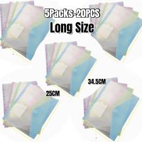 Long Binder Folder Arch File With 5Holes Binders File Organizers Refill Pockets Strap Design School Office