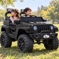 Rechargeable Toy Car for Kids 2 Seater Electric Outdoor Remote Controlled Ride On Jeep Vehicle