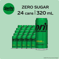 Sprite Soda Zero Sugar 320ml - Pack of 24