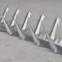 【COD&Ready Stock】Wall Spike Anti Theft Climbing Wire Fence Wall 1.25m fence spikes spikes fence metal anti-theft stainless steel Galvanized large metal anti climb wall roof spikes Villa Yard fences cats animal security