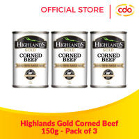 HIGHLANDS Gold Corned Beef 150g - Pack of 3