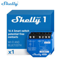 Shelly 1 Gen3 Wi-Fi Operated Smart Switch dry contacts 1 channel 16A Remotely control wide range appliances and from anywhere