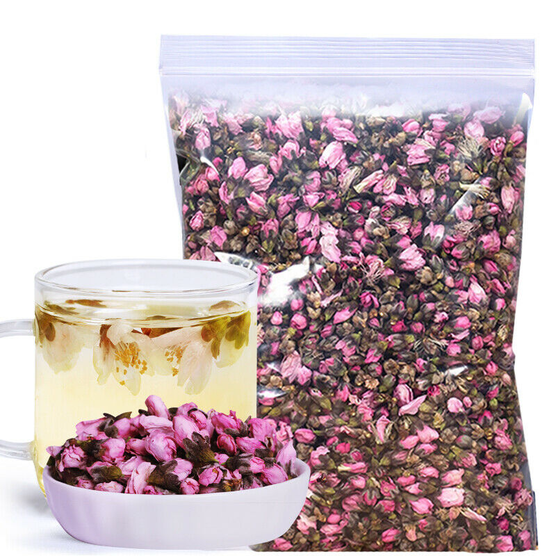 Chinese Dried Peach Flower Tea Bulk Peach Blossom Fresh Health Care Loose Weight Herbal tea products for men & women, Chinese tea leaves products Loose leaf original Green Food organic original ราคา 129 บาท*ส่งฟรี