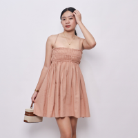 Avah Mini Dress Linen fabric Fashionable and Versatile Clothing for Any Occasion
