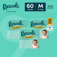 Rascals Tape MEDIUM (6-11 kg) - Jumbo (60 pcs) or Convenience (60 pcs)