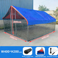 GREENPETS Outdoor Chicken Breeding Shed duck pen cage Heavy Duty Galvanized chicken Coop for Secure Weatherproof Easy to build Spacious Vitality Activity Space