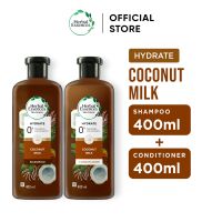 Herbal Essences Shampoo and Conditioner Hydrate Coconut Milk Hair Care 400ml Bundle