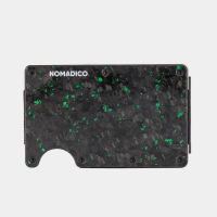 NOMADICO Forged Carbon X Minimalist Wallet - Fits 12 Cards RFID Blocking Slim & Stylish