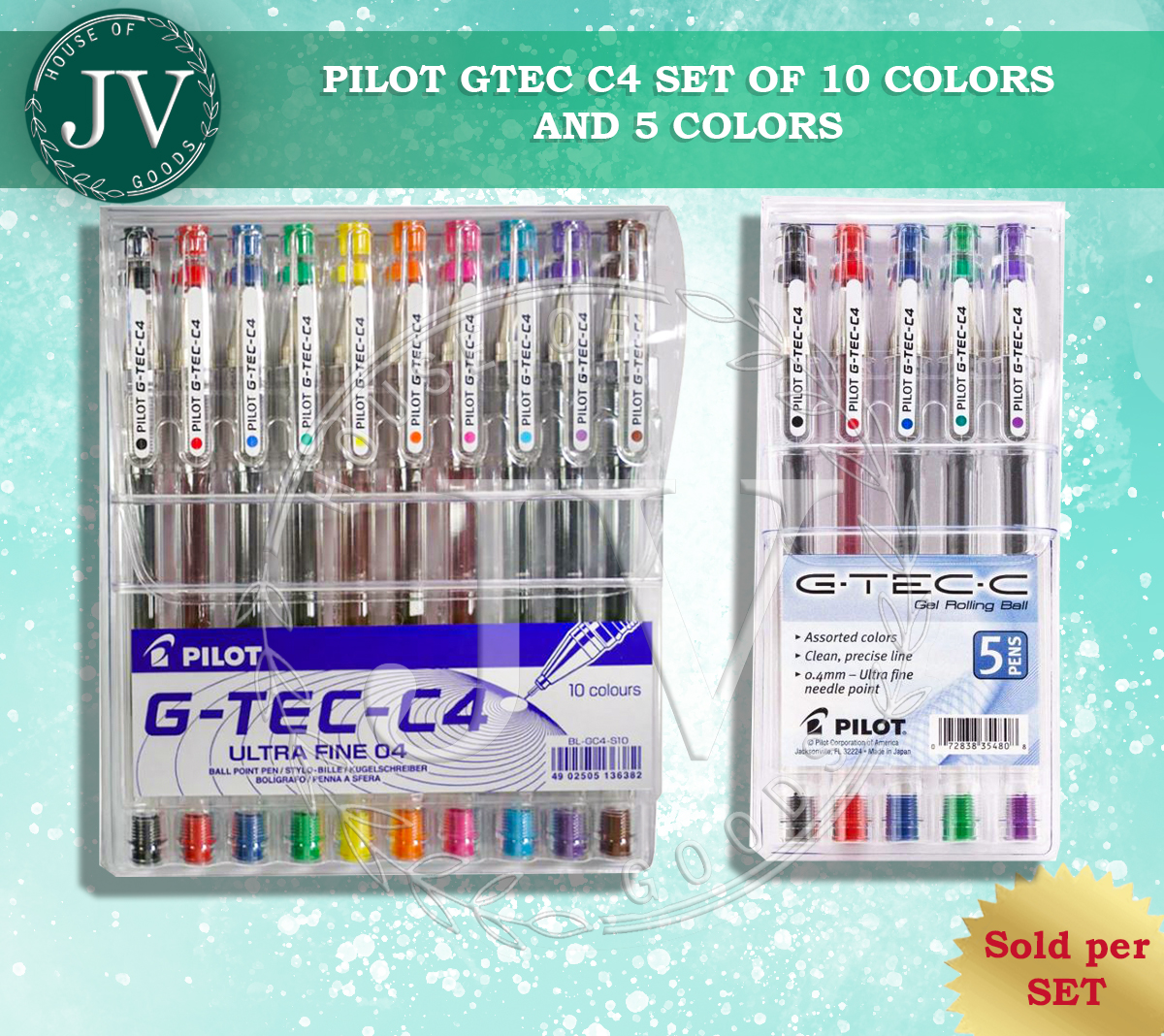 Pilot Gtec C4 Set 10 Colors / 5 Colors 1set