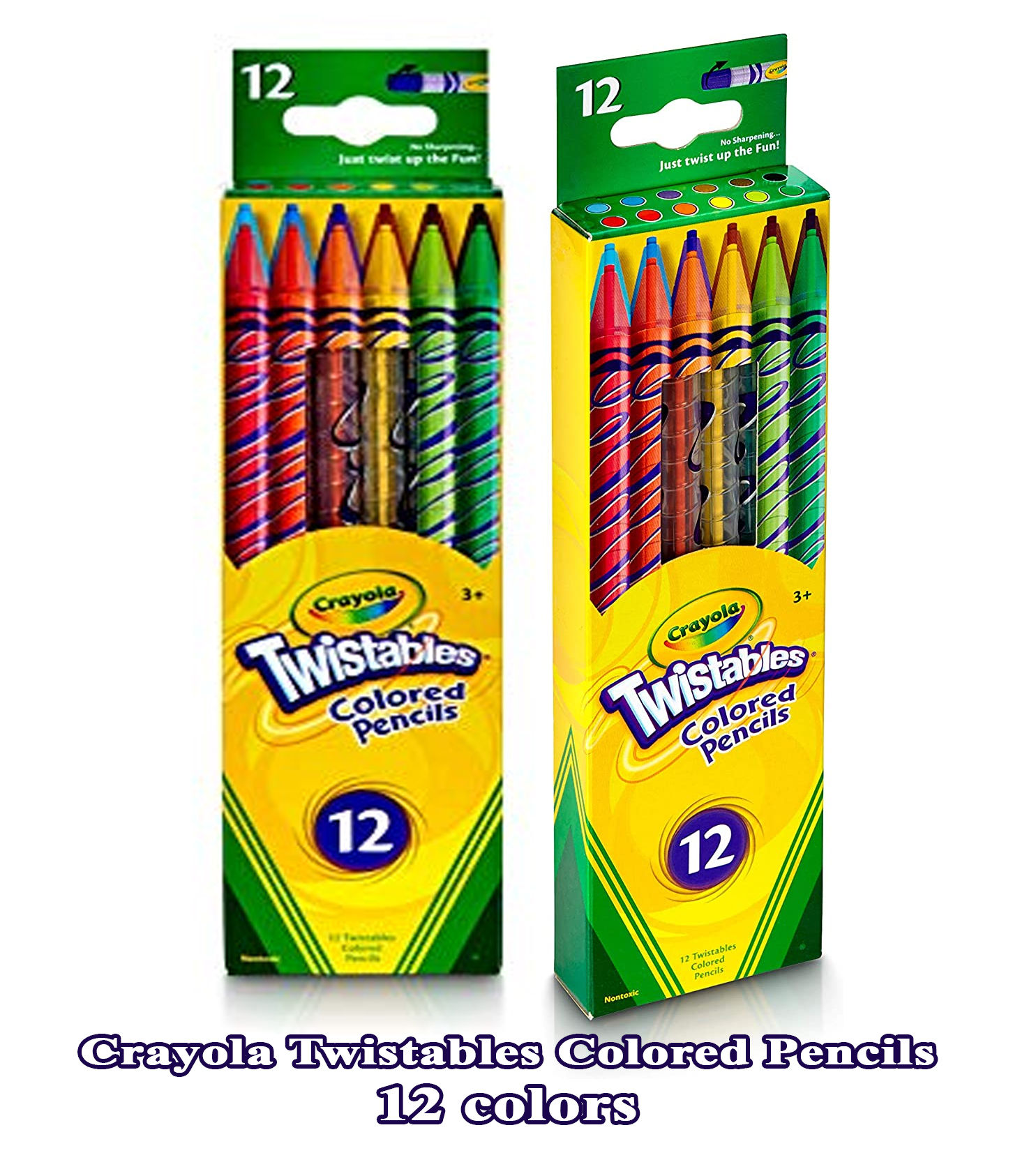Crayola Twistable Color Pencils 12colors -18colors