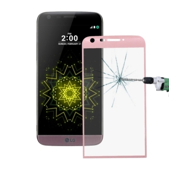 For LG G5 0.26mm 9H Surface Hardness 3D Curved Explosion-proof Colorized Silk-