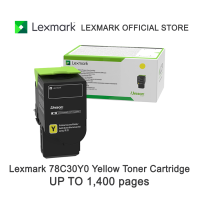 Lexmark CS421dn / CX421adn 78C30Y0 Yellow Toner Cartridge - Up to 1400 pages