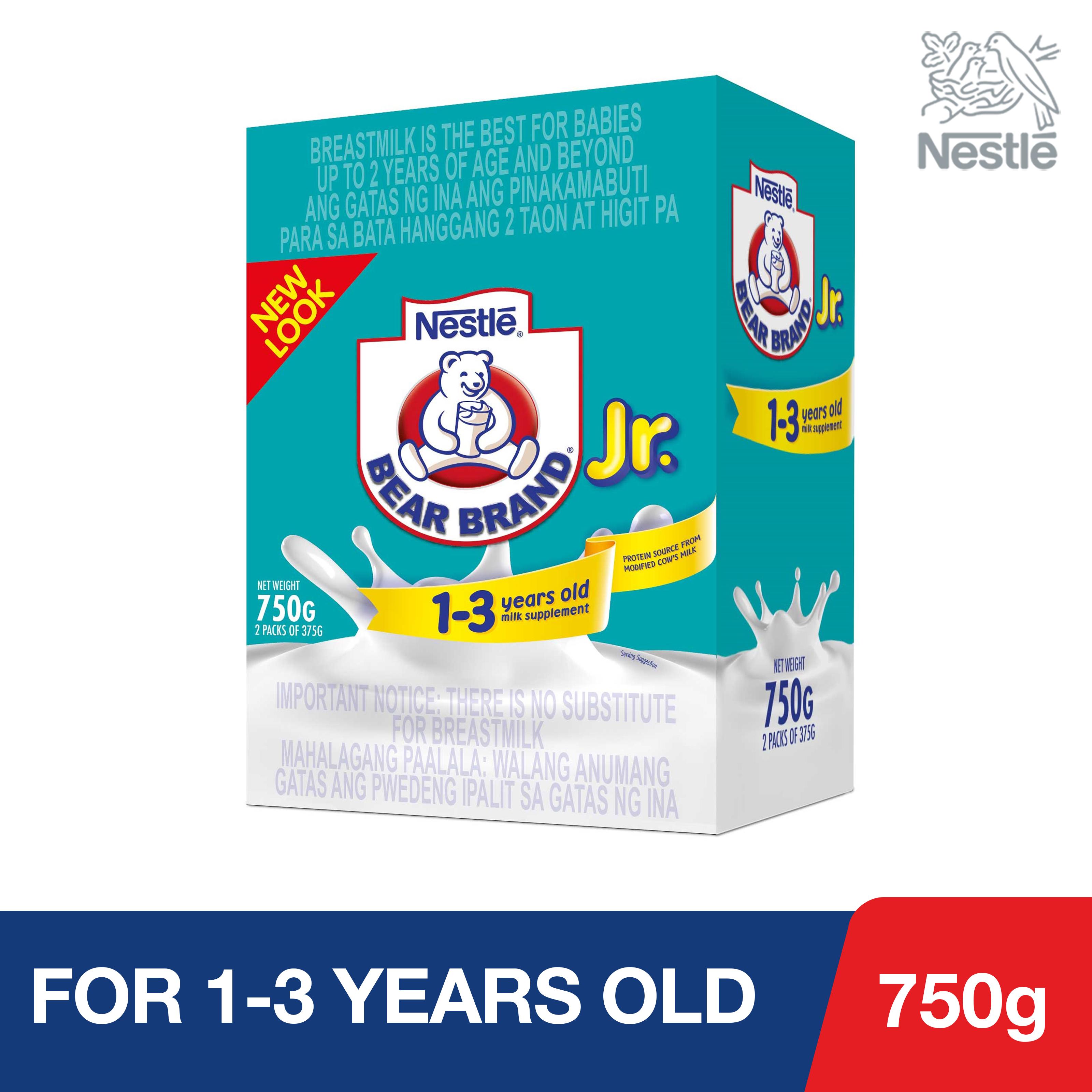 BEAR BRAND Junior Milk Supplement For Children 1-3 Years Old 350g x 2