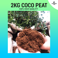 (2 KG) High Quality Sterilized Coco Peat for Gardening / Pets / Hydroponics