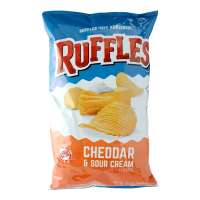 Ruffles Cheddar & Sour Cream Potato Chips 6.5oz