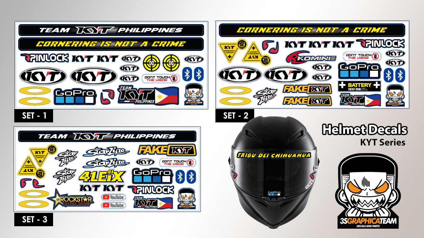 Helmet Decals AGV KYT EVO NHK HJC Spyder LS2 Lev3 review and price