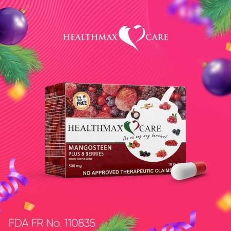 Healthmax Care Mangosteen Plus 8 Berries Vitamin Food Supplement 100 Plus 10 capsule